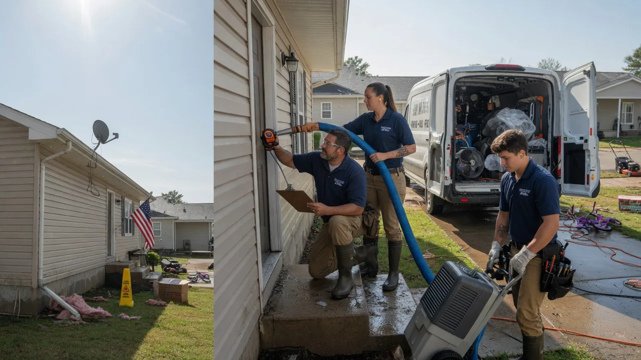 Ceiling Water Damage Restoration in Brookeland, TX near me