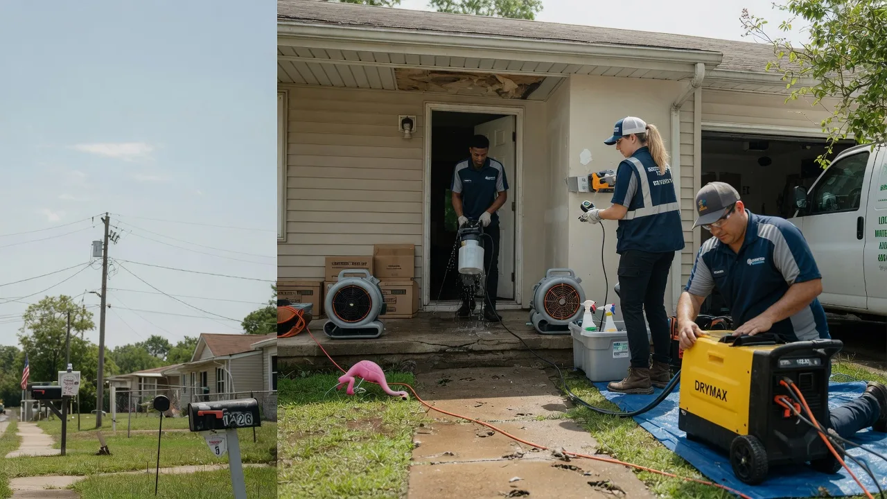 Storm Damage Water Removal in Brookeland, TX near me